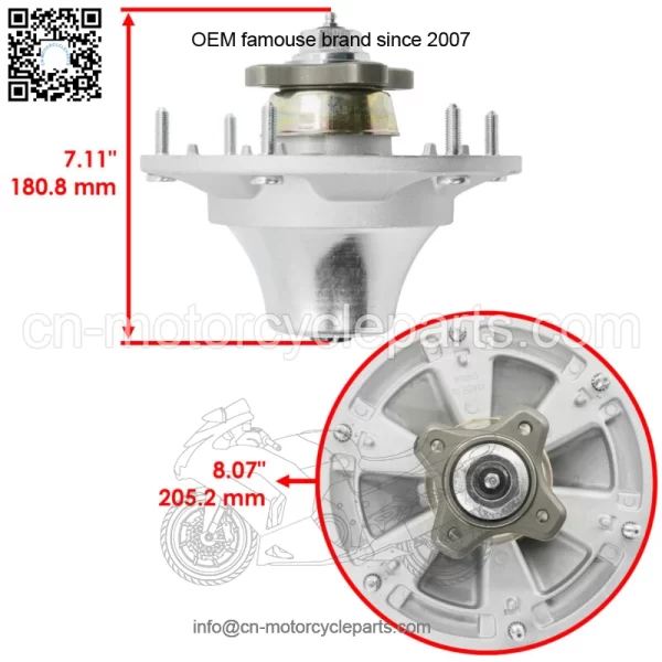 48" Deck Spindle Blade Kit For John Deere Z510 Z710 Z7810 Z820 Z910 Z915 Z920 - Image 2