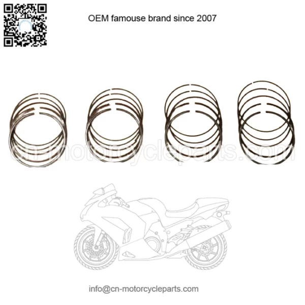 SUZUKI OEM PISTON RING SET of 4 12140-41G10 NEW Fit 2007 GSX-R1000