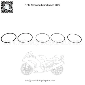 Honda 2000-2018 Shadow VT CB Ring Set Std 13011-MBA-A40 New