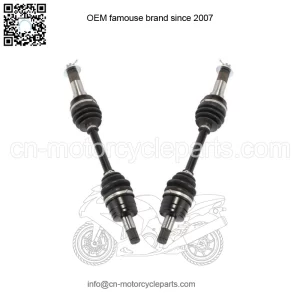 Front CV Axle Shafts Pair 2 for Yamaha YFM400F Kodiak 4x4 YFM450FX Wolverine 4x4 (For: Yamaha)