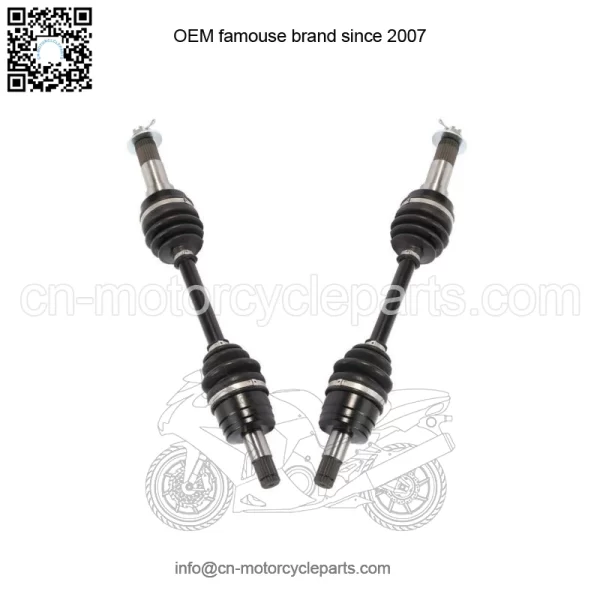 Front CV Axle Shafts Pair 2 for Yamaha YFM400F Kodiak 4x4 YFM450FX Wolverine 4x4 (For: Yamaha)