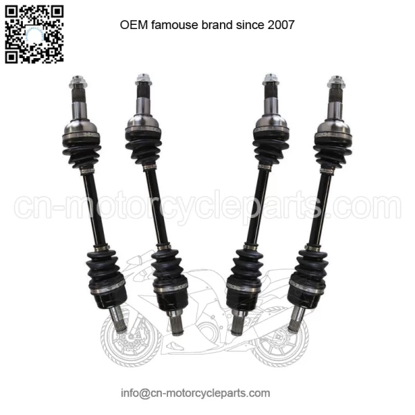 Front and Rear CV Axle Shafts Set of 4 for Yamaha YFM700 Grizzly FI 4x4 Auto (For: Yamaha)