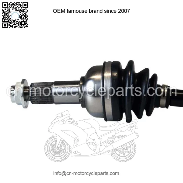 Front CV Axle Shafts Pair 2 for Yamaha YFM700 Grizzly FI 4x4 Auto YFM700K Kodiak (For: Yamaha) - Image 2