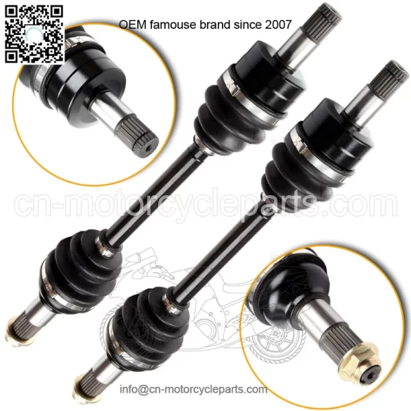 Front Left Right For Yamaha Grizzly 550 700 Kodiak 2007-2013 Pair CV Axle Shafts (For: Yamaha)