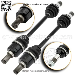 Front Left Right For Yamaha Grizzly 700 2014 15 16 17 18 2019 Pair CV Axle Shaft (For: Yamaha)