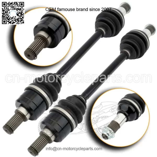 Front Left Right For Yamaha Grizzly 700 2014 15 16 17 18 2019 Pair CV Axle Shaft (For: Yamaha)