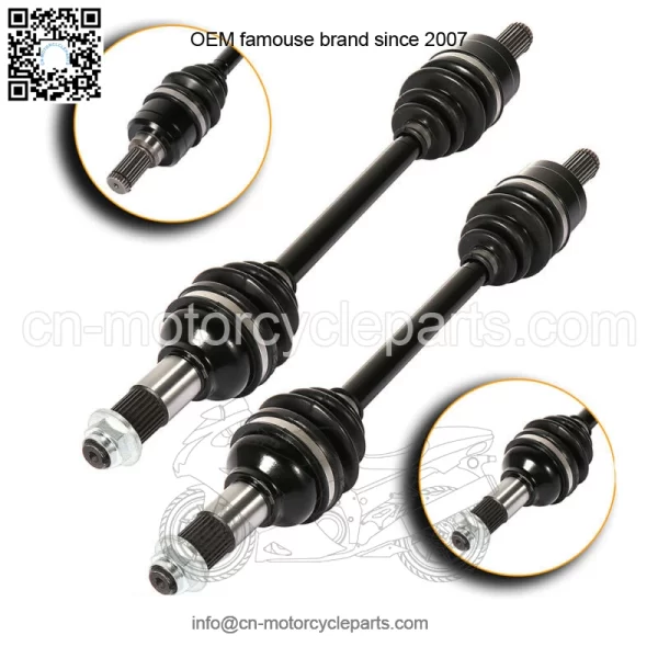 For Yamaha Grizzly 700 2007-2013 Grizzly 550 2009-2014 Pair Rear CV Axle Shafts (For: Yamaha)