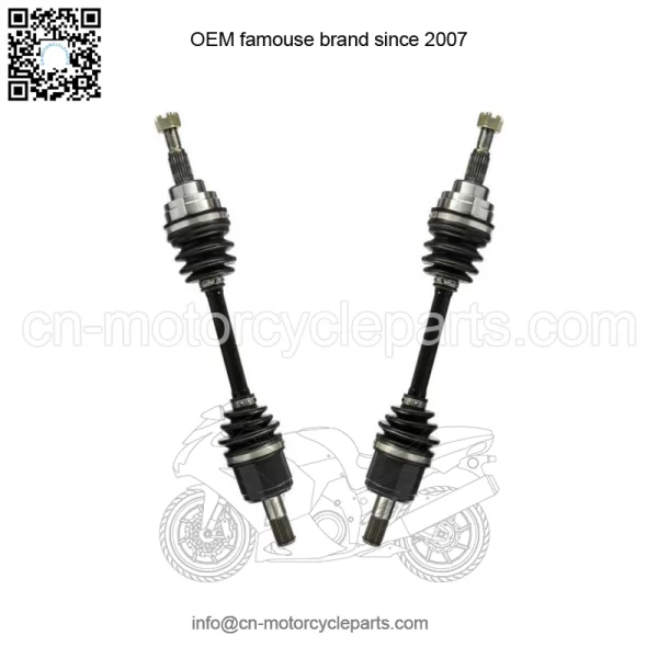 Front CV Axle Shafts Pair 2 for Honda TRX420FPA Rancher AT 4x4 w/ Power Steering (For: Honda)