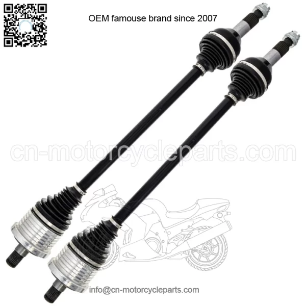 Rear CV Axle Half Drive Shaft for Can-Am Maverick 1000R Max XMR DPS 2 Pack