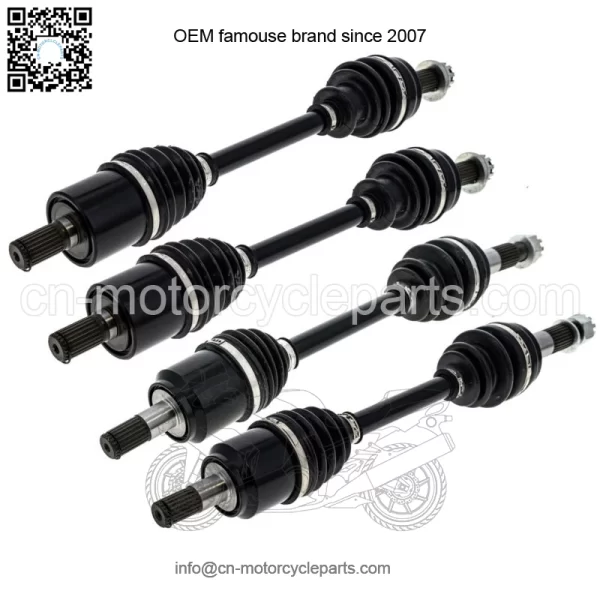 Front Rear CV Axle Kit For Honda Rancher 420 44350-HR6-MF1 42250-HR6-MF1 - Image 2