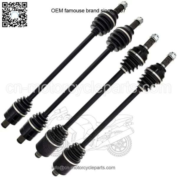 Front Rear CV Axle Kit For Polaris General XP 1000 DLX 1334269 1334268