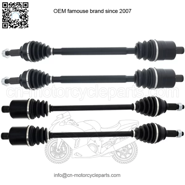 Front Rear CV Axle Drive Shaft Set for Polaris Ranger XD 1500 Crew 1337043