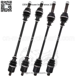 Front & Rear Shaft CV Axle for Polaris RZR & RZR 4 900 1332825 1332826 4PK
