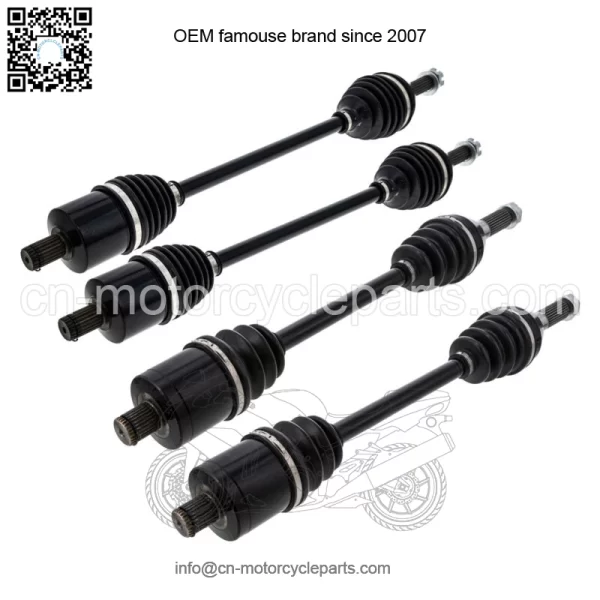 Front Rear CV Axle Kit For Polaris Ranger 570 Crew 570-6 1333517 1333069 - Image 2