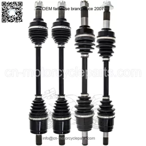 Front Rear CV Axle Kit For Honda Rancher 420 42250-HR6-A62 44220-HR3-A21