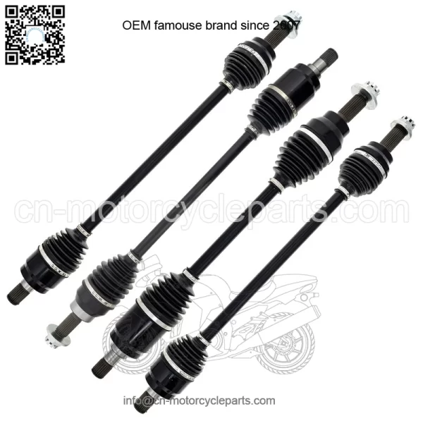 Front Rear CV Axle Kit For Honda Pioneer 700 700-4 SXS700M2 44220-HL3-A01