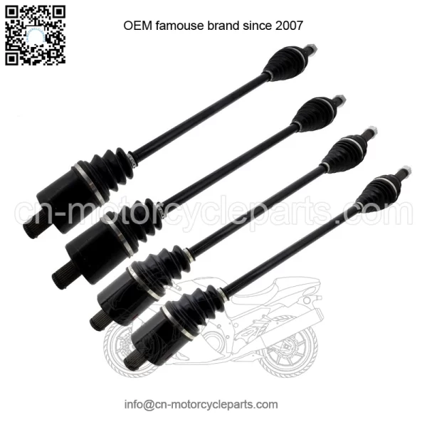 Front Rear CV Axle Kit for Polaris RZR XP Turbo S Velocity 1334315 2207752 - Image 2