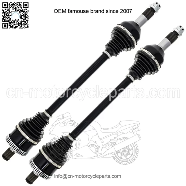 Rear CV Axle Half Drive Shaft for Can-Am Maverick Sport Max 1000R 2 Pack