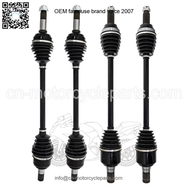 Front Rear CV Axle Kit for Yamaha Wolverine RMAX4 1000 B4J-2518F-00-00
