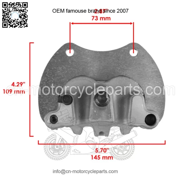 Rear Left Brake Caliper For Polaris  RZR XP 4 Turbo S 2016-21 / 1912478 - Image 2