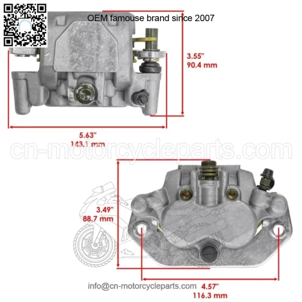 Front Left & Right Brake Caliper For Yamaha YXC700 Viking VI EPS Ranch 2020-2025 - Image 2