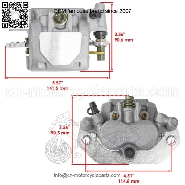 Front Left & Right Brake Caliper For Yamaha YXC700 Viking VI EPS Ranch 2020-2025 - Image 3