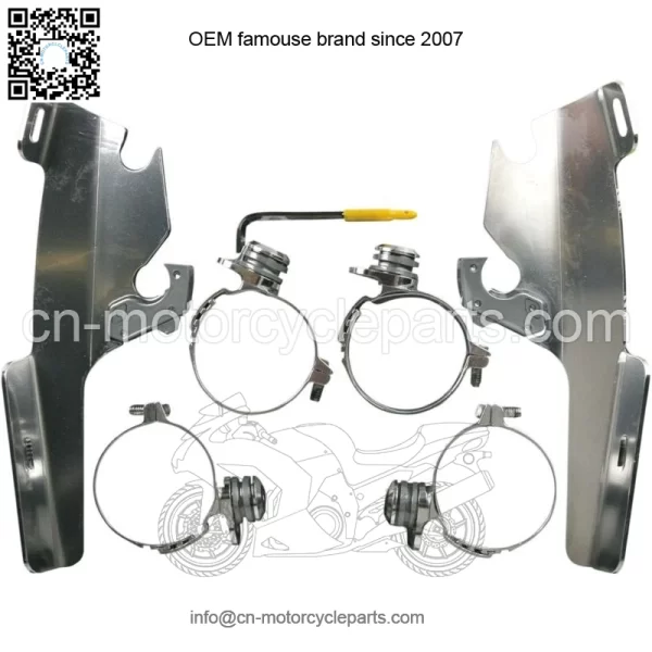 Trigger-Lock Mount Kit for Fats/Slim Windshields MEM8985