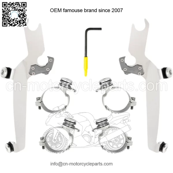 Sportshield Trigger-Lock Complete Mount Kit Polished MEK2055
