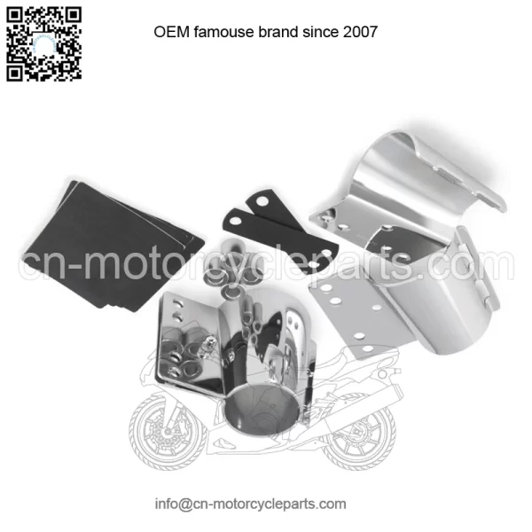 National Cycle Wide Heavy-Duty Windshield Mount Kit KIT-CJD