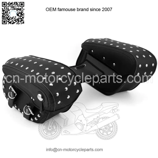For Harley Road King Motorcycle Side Saddle Bags Waterproof Tool Bag Luggage NEW
