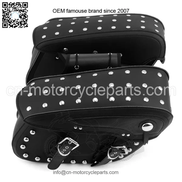 For Harley Road King Motorcycle Side Saddle Bags Waterproof Tool Bag Luggage NEW - Image 2