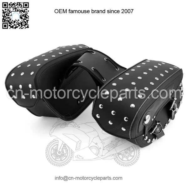 For Harley Road King Motorcycle Side Saddle Bags Waterproof Tool Bag Luggage NEW - Image 3