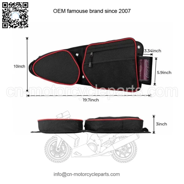 Door bags Polaris RZR 900 1000 XP 2014-2019 - Image 2
