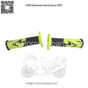Handle grip ATV black yellow
