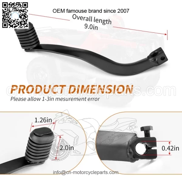 Foreman 400 450 TRX400FW TRX450S FM for Honda Gear Shifter Shift Lever Pedal New - Image 3