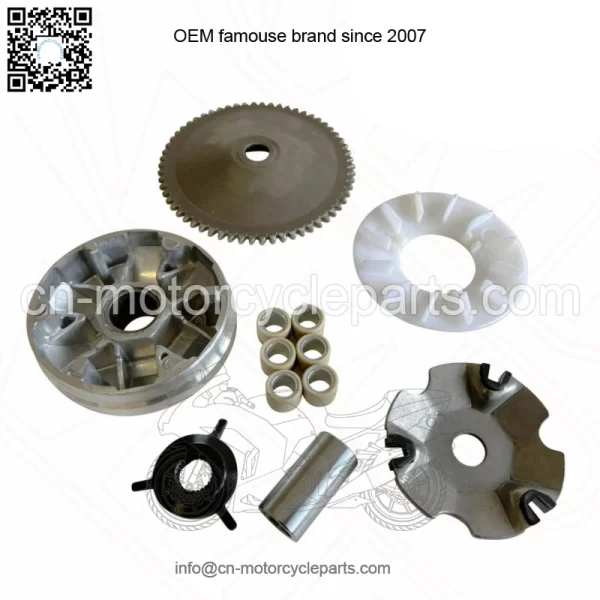Drive Belt Variator Pulley Roller Set 139Q for Alisze FX50 50 CDI YY50QT-15