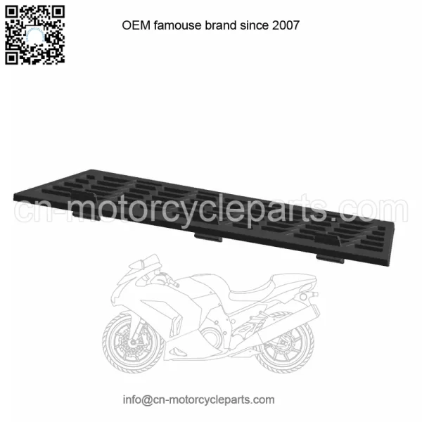 Bumper Screen, Upper, Gloss Black, Part 5439016-070 - Image 3