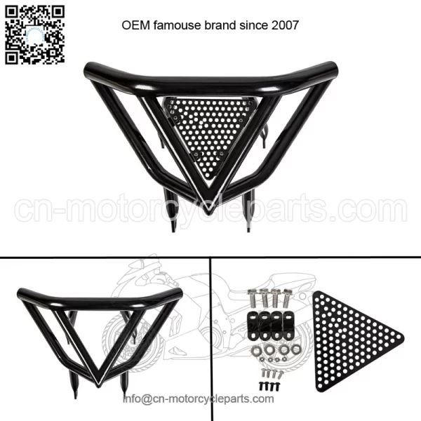 Aluminum Front Bumper Proctector For Honda TRX 450R TRX400EX Black - Image 3
