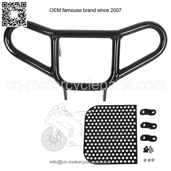 For Honda TRX 400X TRX 400EX TRX 450ER TRX 450R Front Bumper ATV Black 1999-2014 - Image 3