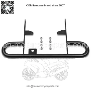 Rear Back Wide Grab Bar Bumper Black Carrier For 2004-Up Yamaha YFZ450 ATV