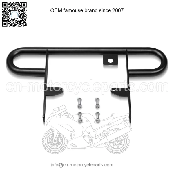 Rear Back Wide Grab Bar Bumper Black Carrier For 2004-Up Yamaha YFZ450 ATV - Image 2