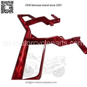 Yamaha Yfz 450r Grab Bar Bumper Rack Aluminum T6 09-25 Translucent Red