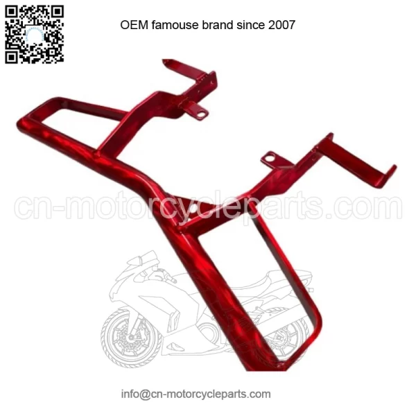 Yamaha Yfz 450r Grab Bar Bumper Rack Aluminum T6 09-25 Translucent Red - Image 2