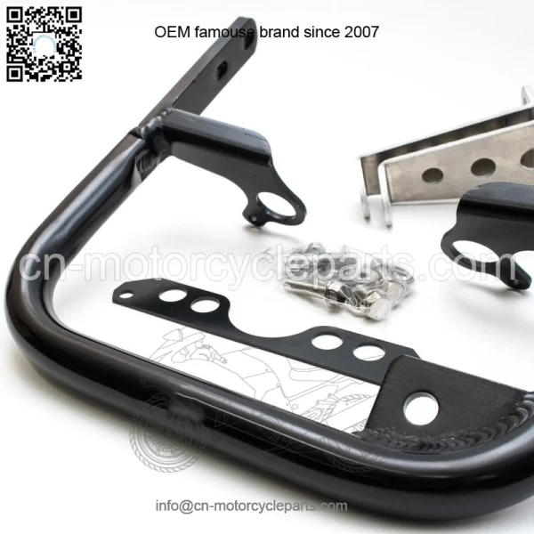 Yamaha YFZ 450 Grab Bar 04 - 13 Rear Bumper ARMAT by Alba Racing Black 199 T5 - Image 2