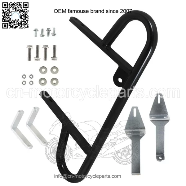 For Yamaha YFZ 450 Rear Wide Grab Bar Bumper Alba Racing Black 199 T2 B - Image 2