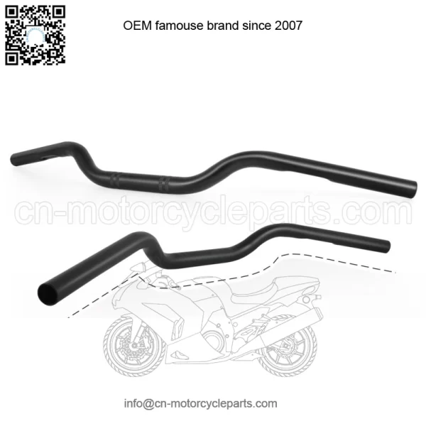 1" 25mm Motorcycle Drag Handlebar Black For Harley Sportster 883 1200 XL Iron - Image 2