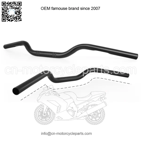 7/8" 22mm Drag Handlebar Tracker Black For Can Am Outlander 650 700 800 1000 - Image 2