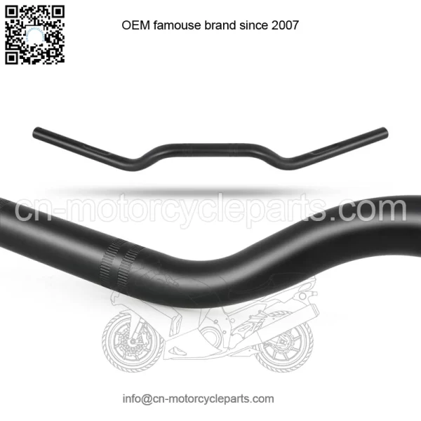 7/8" 22mm Rise Drag Handlebar Tracker Black For Yamaha MT-07 MT-09 MT-03 MT-10 - Image 4
