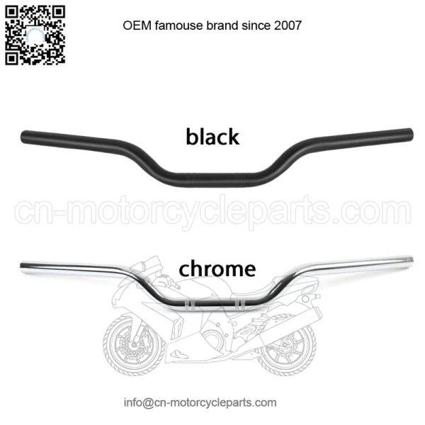 7/8" Handle Bar Tracker Drag Handlebar Chrome For Yamaha XT 450 500 600 750 660 - Image 2