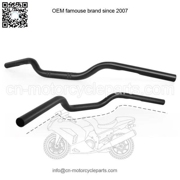 7/8" Handle Bar Tracker Drag Handlebar Chrome For Yamaha XT 450 500 600 750 660 - Image 4
